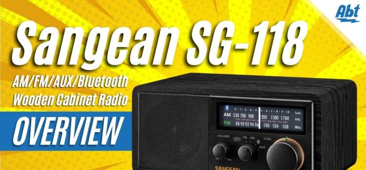 Sangean SG-118 Bluetooth AM/FM Radio