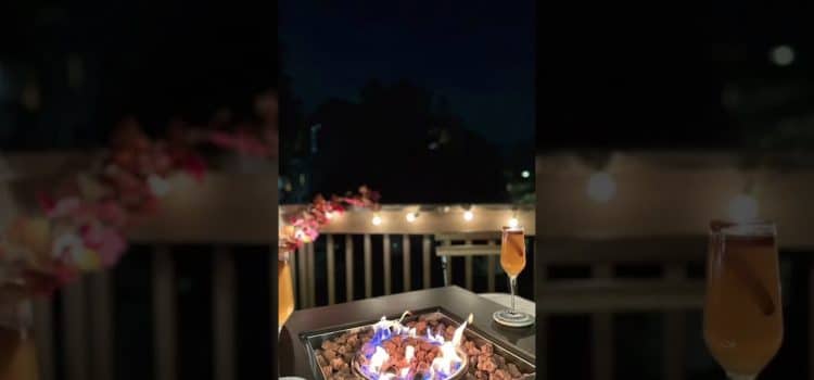 Living that resort life for less with this 30″ fire pit from GRAND PATIO