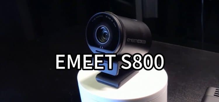 Comparison between EMEET S800 and other 4k webcams