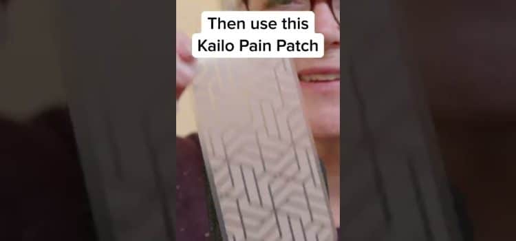 Kailo Pain Patch – Does your back pain flare up constantly?