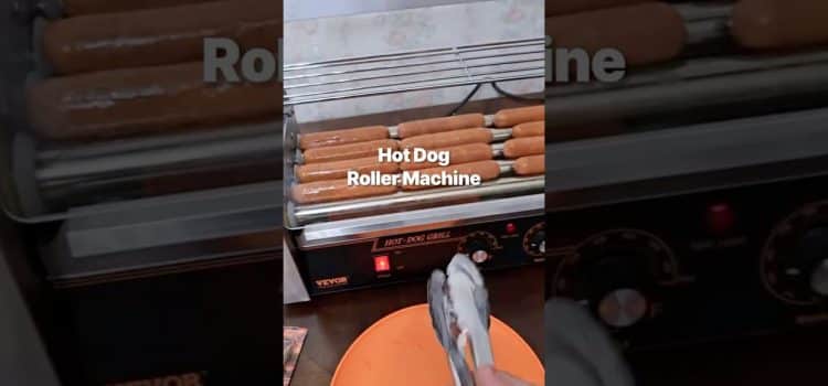 VEVOR Hot Dog Roller | Removable Oil Drip Tray