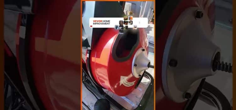 VEVOR Commercial Drain Cleaner Machine | Premium Steel Core Cable