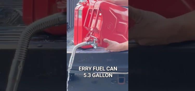 VEVOR Jerry Fuel Can | No Leaks No Fumes, Bendable Spout for Every Drop