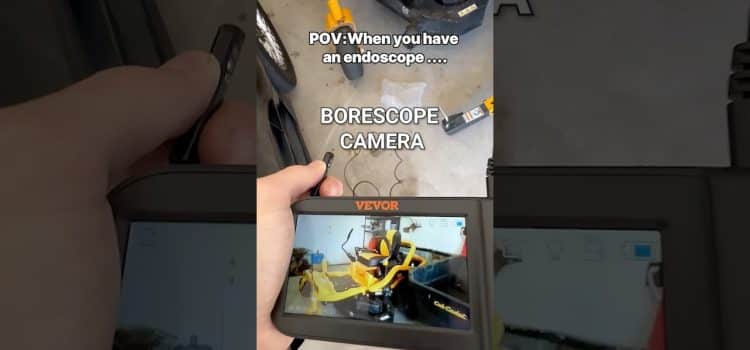 VEVOR Borescope Camera, HVAC duct inspections, and more.