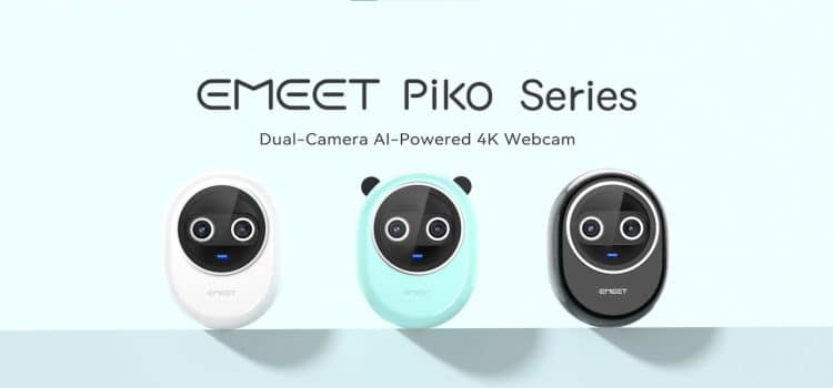 EMEET Piko Series | Mini Mighty Lovely Dual-Camera 4K Webcam